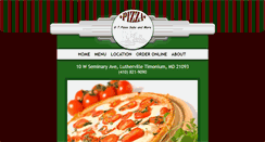 Desktop Screenshot of gt-pizza.com